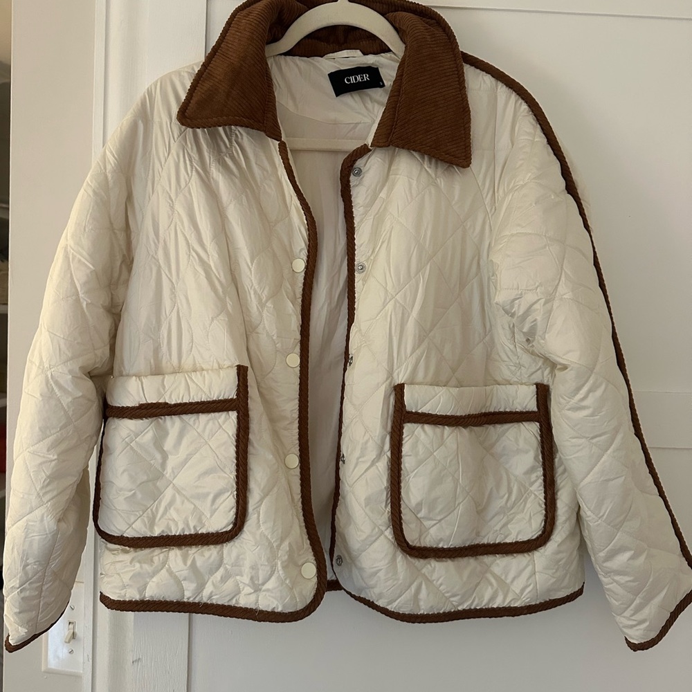 Cider Cream Quilted Jacket